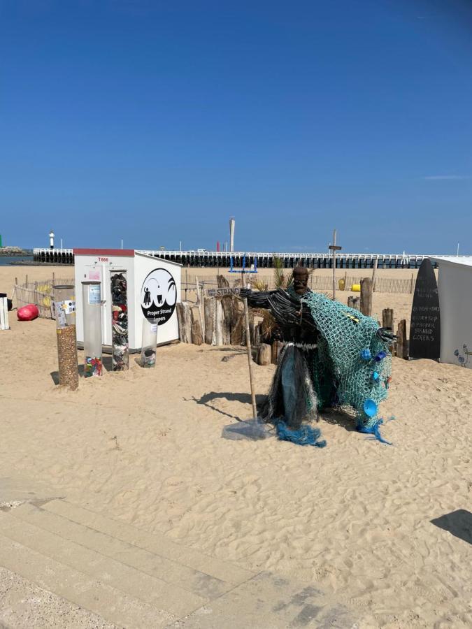 Gezellige Studio 1 Slaapkamer, 3Pers,Strand,Zee 50M Ostenda Zewnętrze zdjęcie